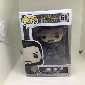 Funko Pop! Jon Snow Figure - Black and Gray #61 Game Of Thrones